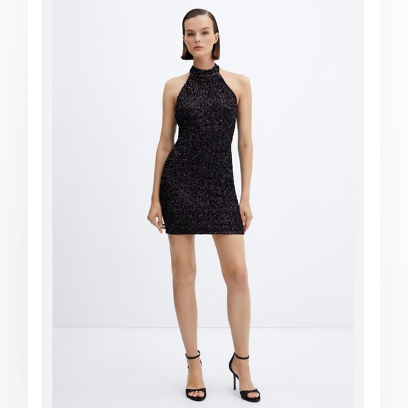 Adrianna Papell Beaded Mini Dress - Picture 3 of 15